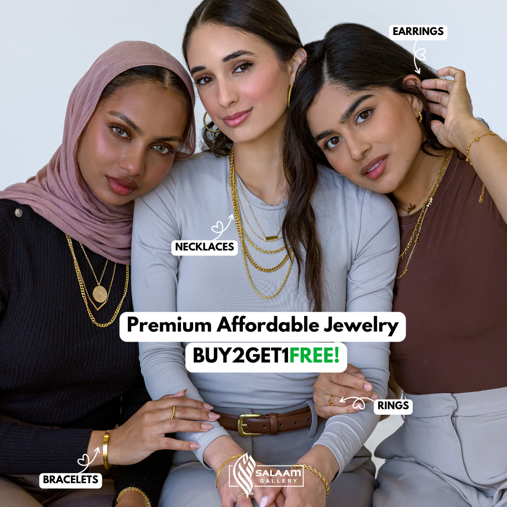 Unveil the Elegance of Salaam Gallery Jewelry: Enjoy Our Exclusive Buy 2 Get 1 Free Sale!