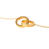 "So Verily, With Hardship Comes Ease" Intertwined Necklace & Bracelet Bundle - Salaam Gallery