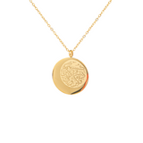 "So Remember Me; I Will Remember You" Necklace | Womens Islamic Jewelry - Salaam Gallery