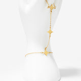 Sabr, Shukr & Tawakkul Star Hand Chain – 18K Gold Plated