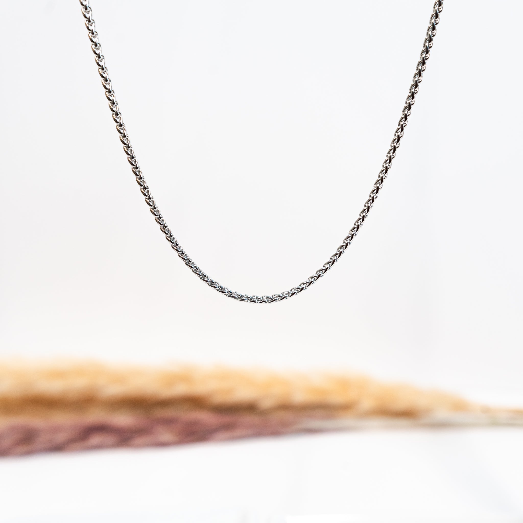 Mens Essential Wheat Chain Necklace