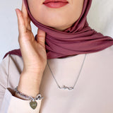 Silver Sabr Islamic Pendant