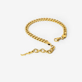 18k gold plated stainless steel love bracelet 2.0 by Salaam Gallery, elegant and affordable jewelry