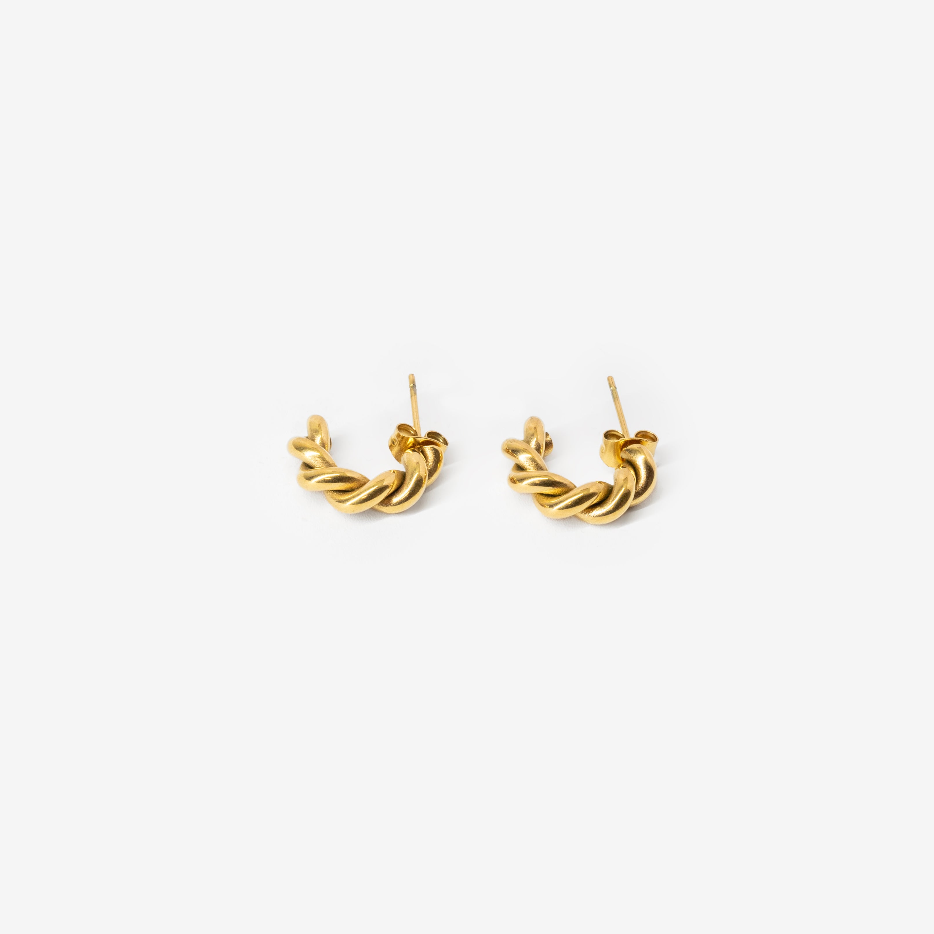 18k gold plated stainless steel eden earrings earrings by Salaam Gallery, elegant and affordable jewelry