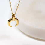 Crescent Shadow Necklace - Salaam Gallery