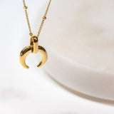 Crescent Shadow Necklace - Salaam Gallery