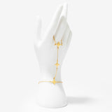 Sabr, Shukr & Tawakkul Star Hand Chain – 18K Gold Plated