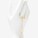 Sabr, Shukr & Tawakkul Star Hand Chain – 18K Gold Plated