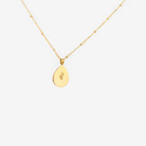O You Who Believe, Be Patient” Calligraphy Necklace – 18K Gold Plated