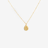 O You Who Believe, Be Patient” Calligraphy Necklace – 18K Gold Plated