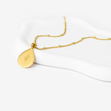O You Who Believe, Be Patient” Calligraphy Necklace – 18K Gold Plated