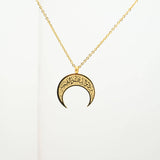 Crescent Alhamdulillah Pendant - Salaam Gallery