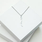 Modern Sabr Pendant | Arabic: صَبْرٌ - Salaam Gallery