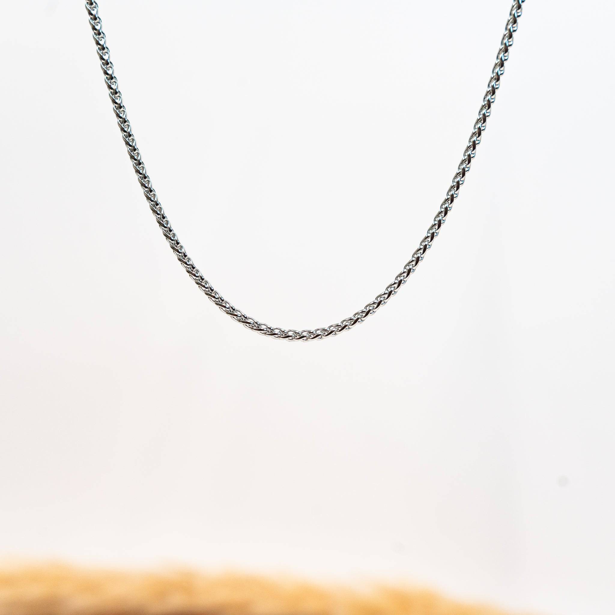 Mens Essential Wheat Chain Necklace - Salaam Gallery