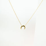 Minimal Crescent Necklace - Salaam Gallery