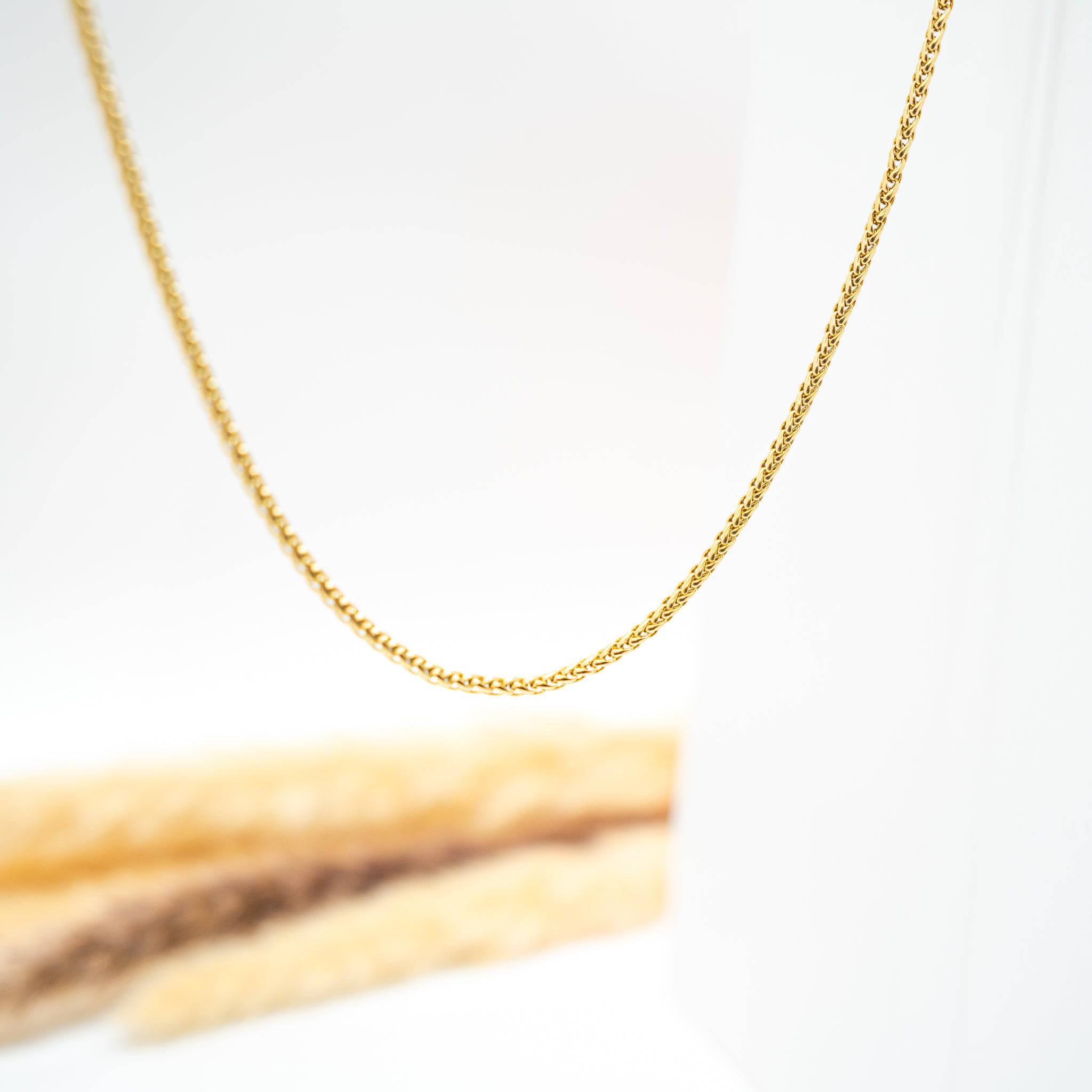 Essential Wheat Chain Necklace - Salaam Gallery