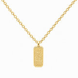 Mini Trust Tag Pendant | Surah Al-Qasas |"My Lord! Truly, I am in need of whatever good that You bestow on me!"