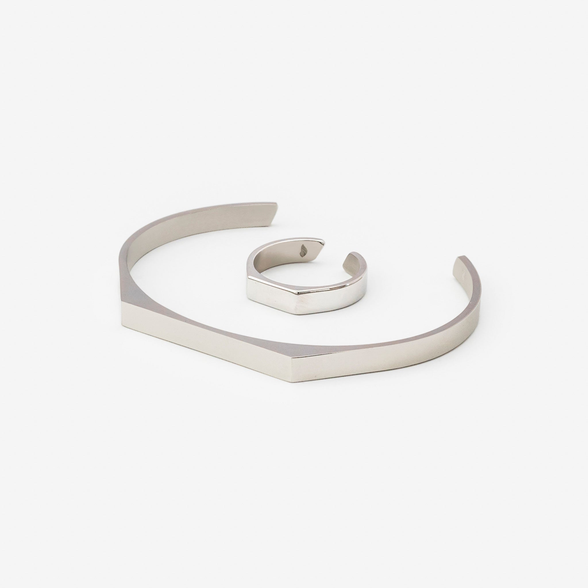 Minimal Signet Cuff & Ring Bundle - Salaam Gallery