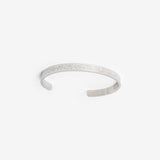 silver stainless steel ayatul kursi cuff womens islamic bracelet by Salaam Gallery, elegant and affordable jewelry